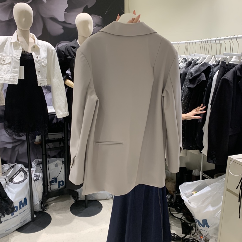 DARKBEIGE韓國代購女士新款25春夏人氣職業休閑熱賣真品夾克DARK BEIGE夾克