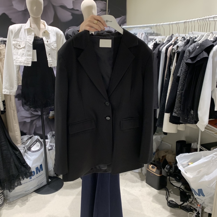 DARKBEIGE韓國代購女士新款25春夏人氣職業休閑熱賣真品夾克DARK BEIGE夾克圖色2