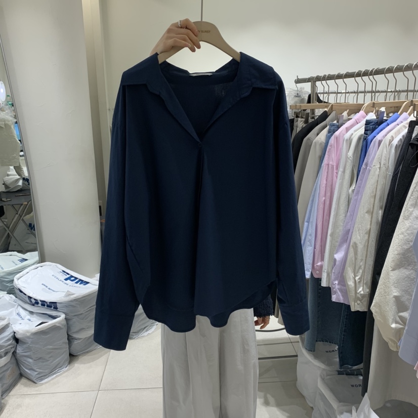 NAVYBURST韓國直郵女裝新款時尚真品人氣25春夏休閑襯衫蕾絲衫NAVY BURST襯衫/蕾絲衫圖色4