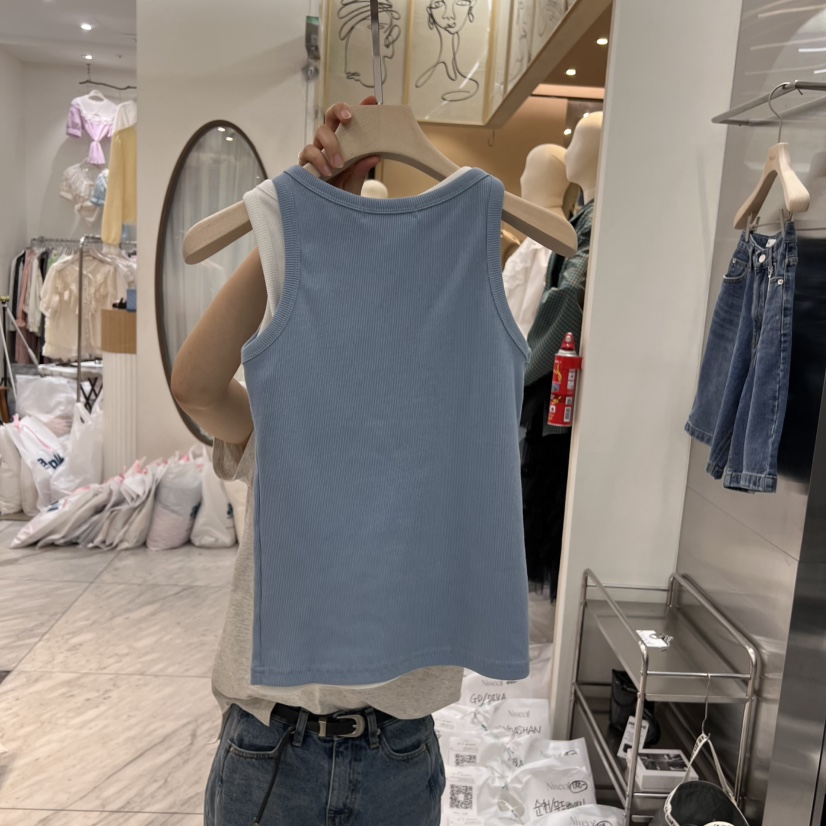 NWEOL東大門實拍女裝新品職業時尚人氣25春夏吊帶背心不含內搭NWEOL吊帶/背心