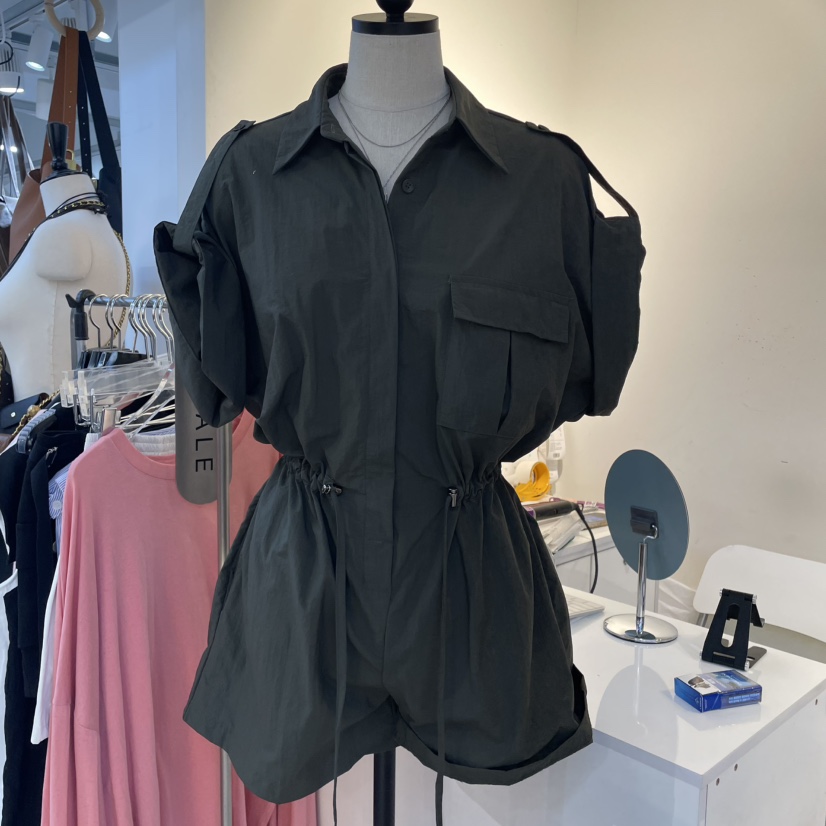 MORAN東大門代購女裝新品推薦熱賣真品職業25春夏休閑連體褲MORAN/MOSCO連體褲
