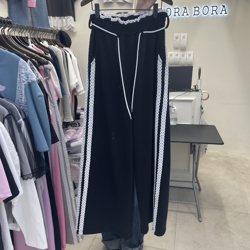 BORA BORA東大門實拍女士新品職業真品推薦休閑休閑褲含腰繩BORA BORA休閑褲圖色3
