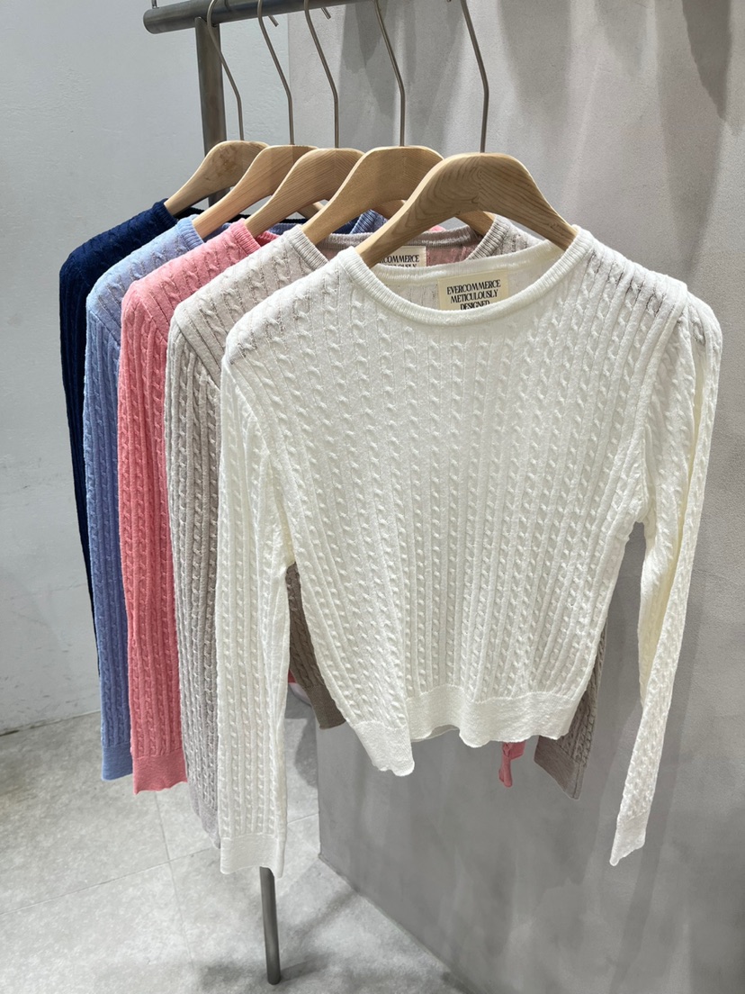 EVERCOMMERCE METICULOUSLY DESIGNED韓國㊣直郵東大門代購女裝新品推薦針織衫EVERCOMMERCE METICULOUSLY DESIGNED針織衫