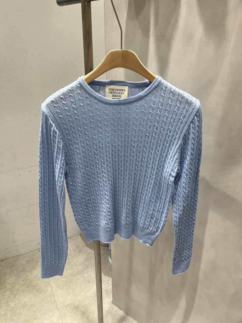 EVERCOMMERCE METICULOUSLY DESIGNED韓國㊣直郵東大門代購女裝新品推薦針織衫EVERCOMMERCE METICULOUSLY DESIGNED針織衫圖色3