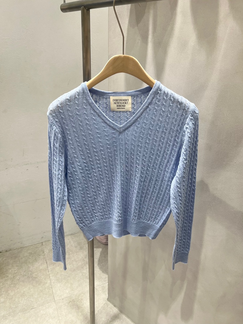 EVERCOMMERCE METICULOUSLY DESIGNED韓國直郵㊣女裝新款時尚針織衫EVERCOMMERCE METICULOUSLY DESIGNED針織衫圖色3