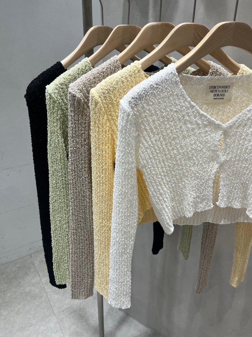 EVERCOMMERCE METICULOUSLY DESIGNED韓國直郵㊣女裝新品25春夏針織衫EVERCOMMERCE METICULOUSLY DESIGNED針織衫
