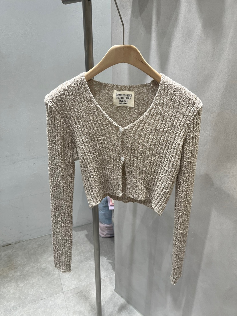 EVERCOMMERCE METICULOUSLY DESIGNED韓國直郵㊣女裝新品25春夏針織衫EVERCOMMERCE METICULOUSLY DESIGNED針織衫圖色2