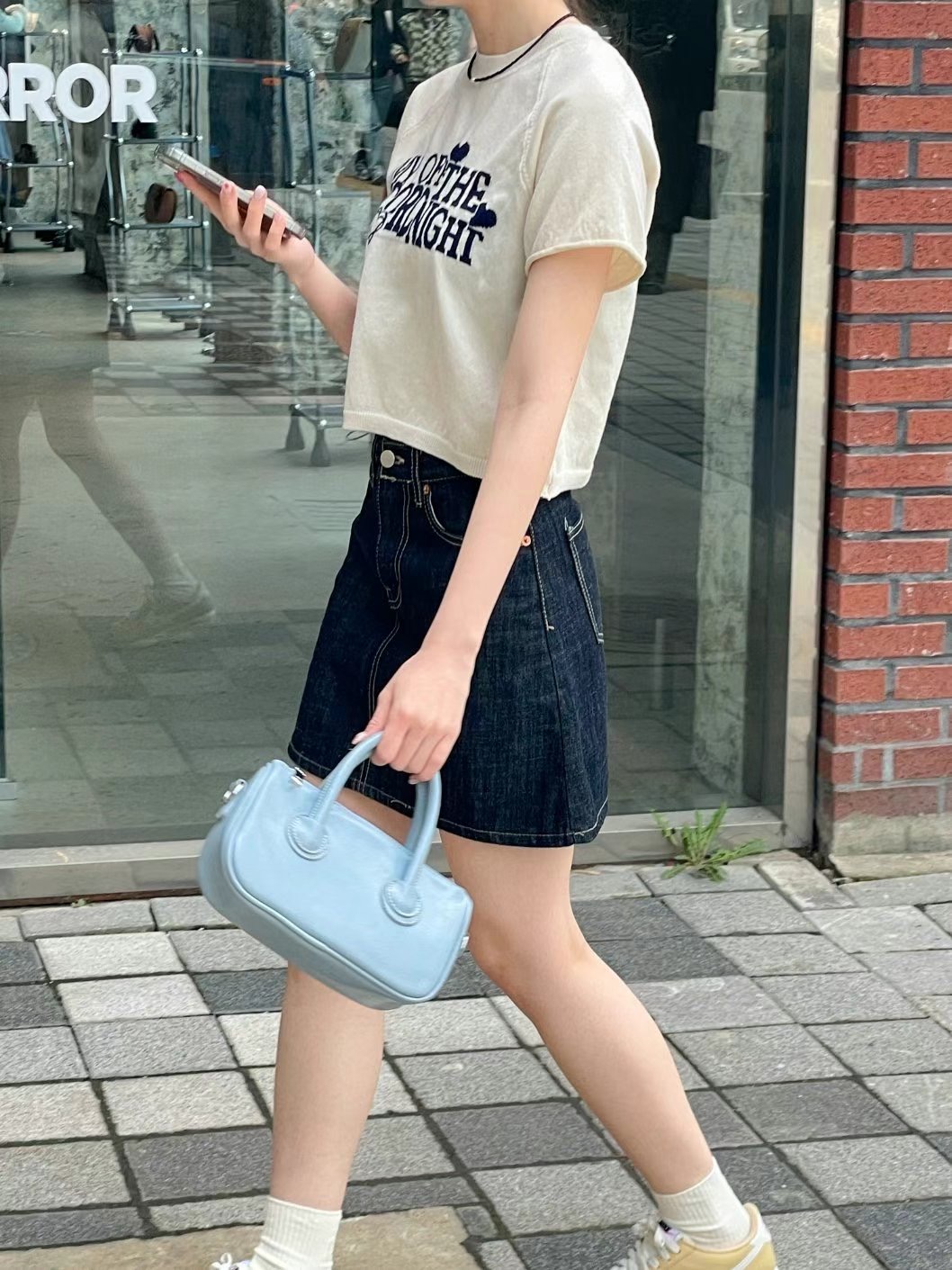OH JINHO韓國直郵㊣東大門實拍女裝新款熱賣職業25春夏T恤OH JINHOT恤