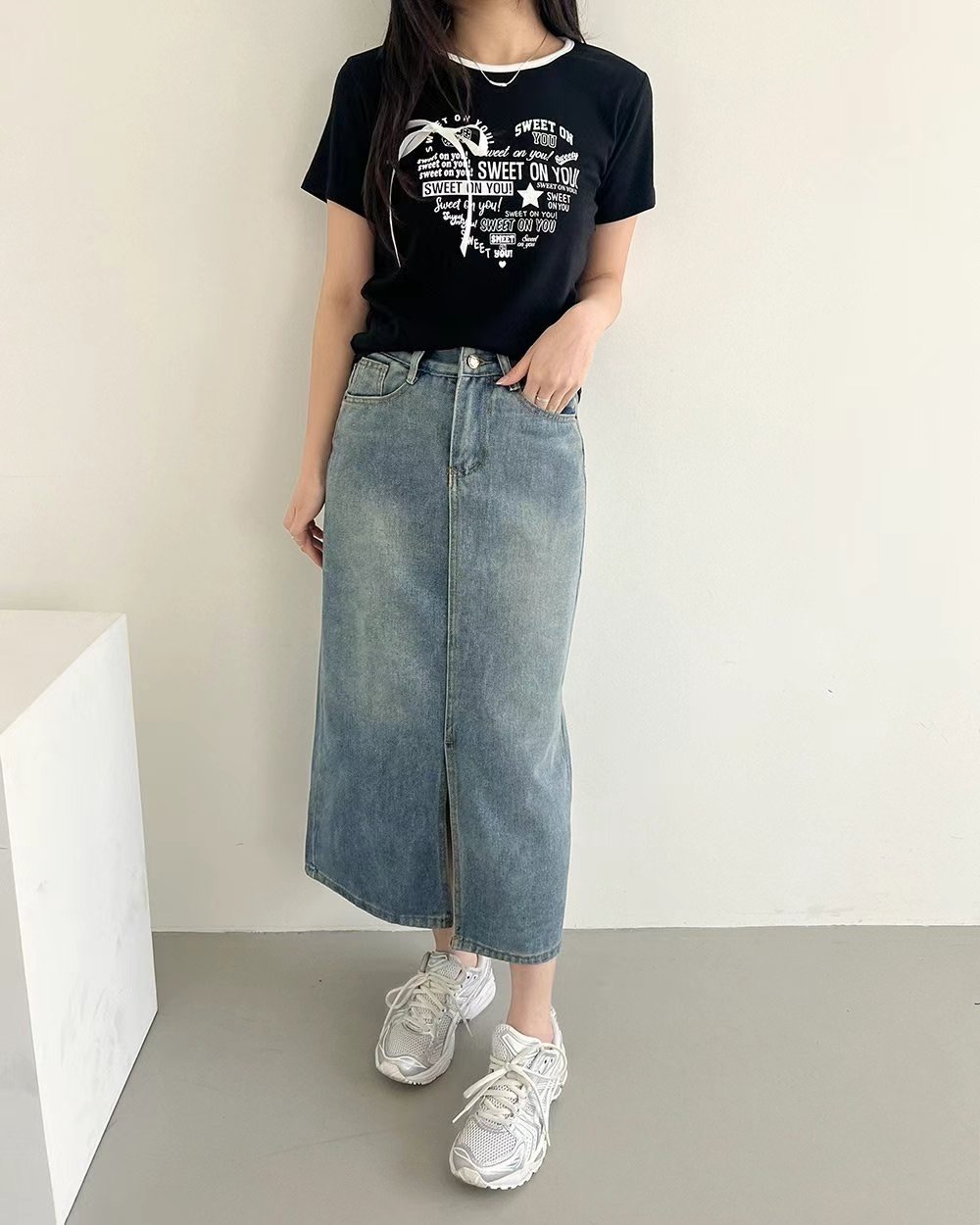 OH JINHO韓國直郵㊣東大門實拍女裝新品人氣推薦休閑時尚T恤OH JINHOT恤