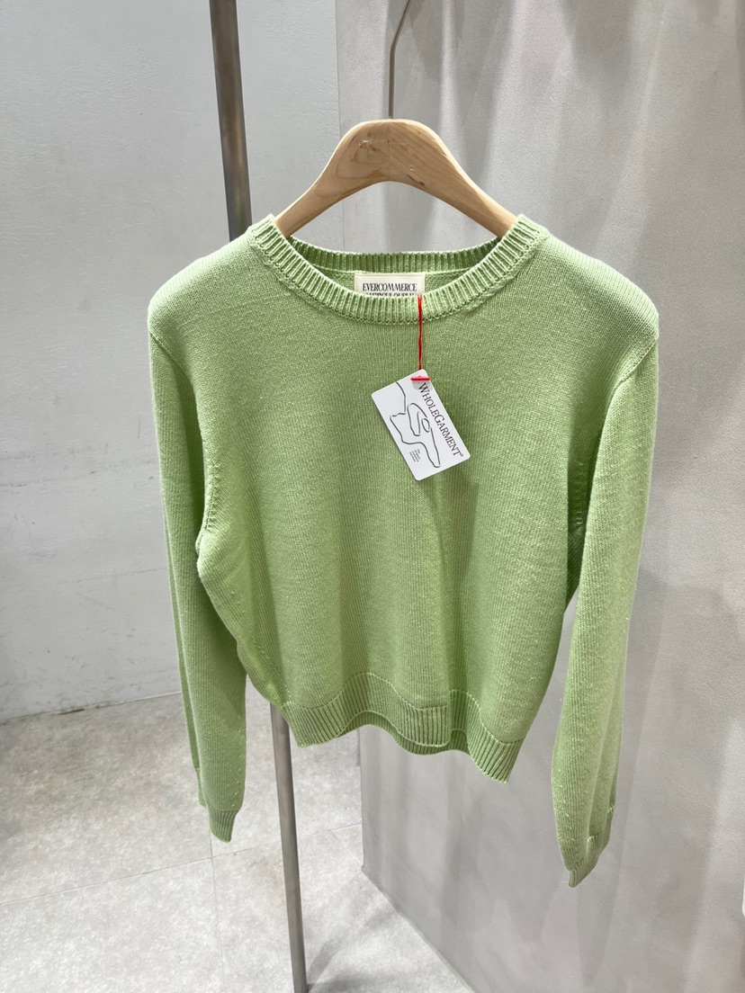 EVERCOMMERCE METICULOUSLY DESIGNED直郵韓國代購㊣女裝新款25春夏針織衫EVERCOMMERCE METICULOUSLY DESIGNED針織衫圖色4