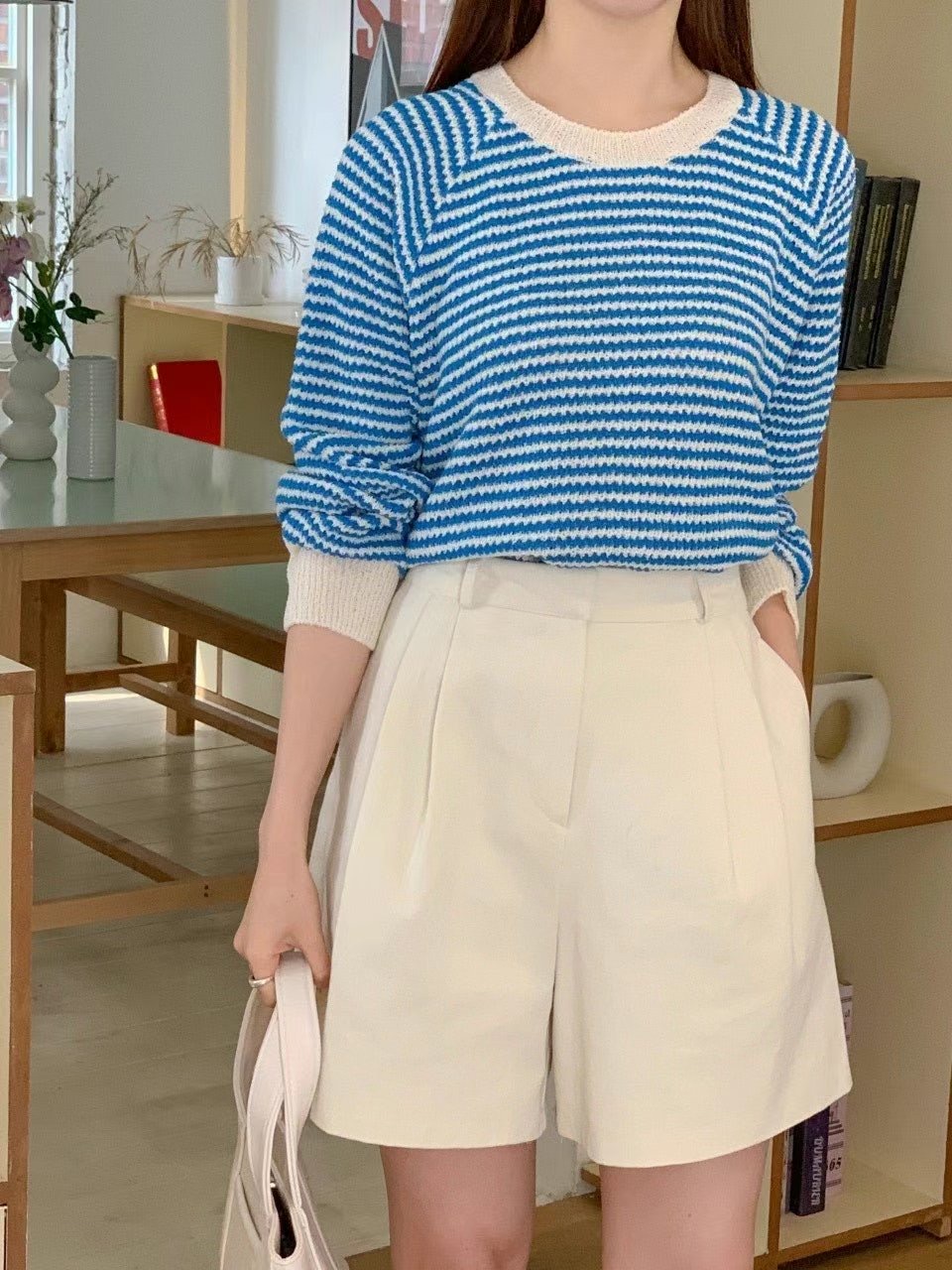 OH JINHO直郵韓國代購㊣女裝新款25春夏推薦熱賣職業針織衫OH JINHO針織衫