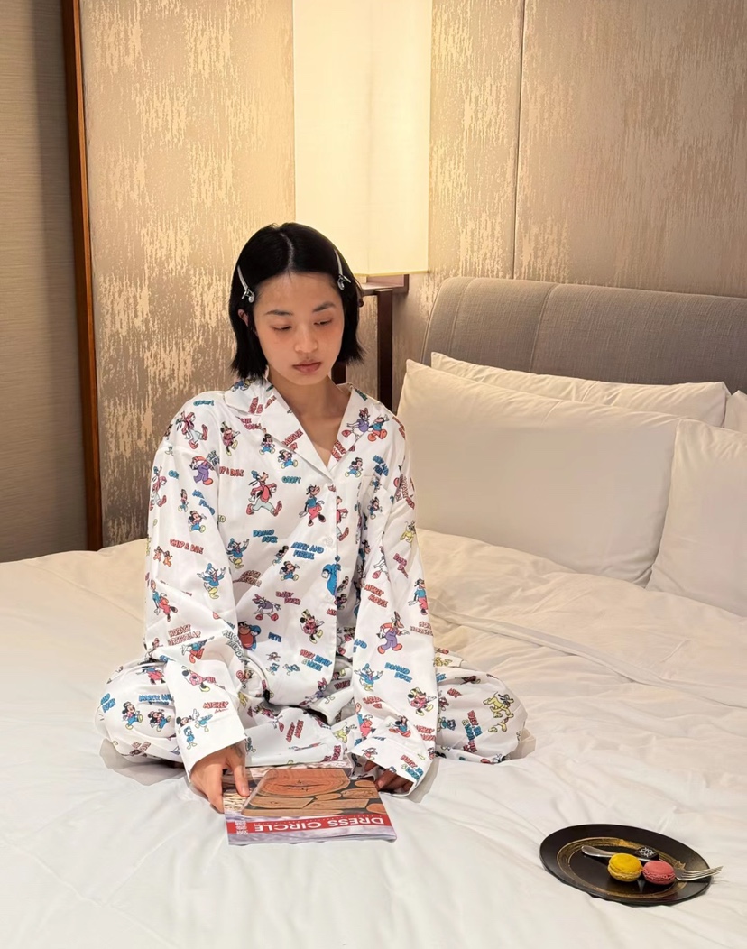 OURWAVE/OUR ROOM韓國㊣直郵東大門代購女裝新款推薦睡衣兩件套Our Wave/Our Room睡衣