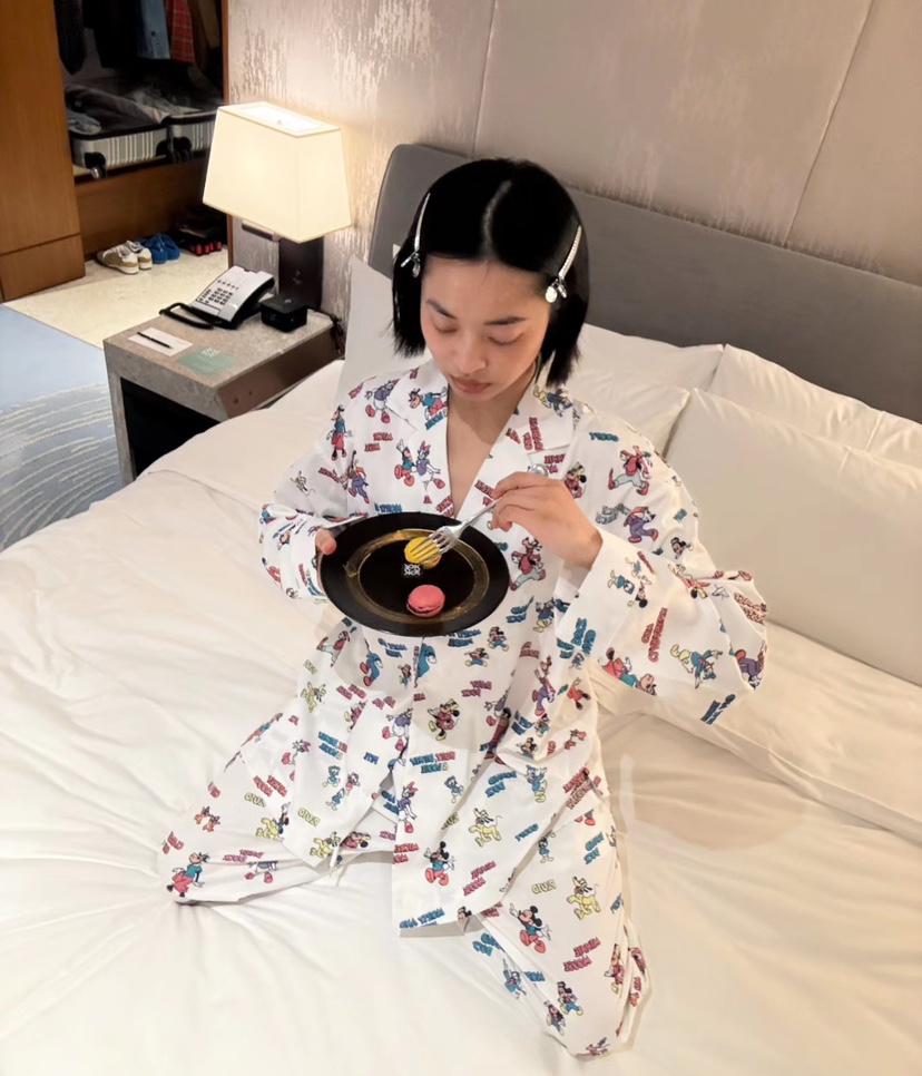 OURWAVE/OUR ROOM韓國㊣直郵東大門代購女裝新款推薦睡衣兩件套Our Wave/Our Room睡衣