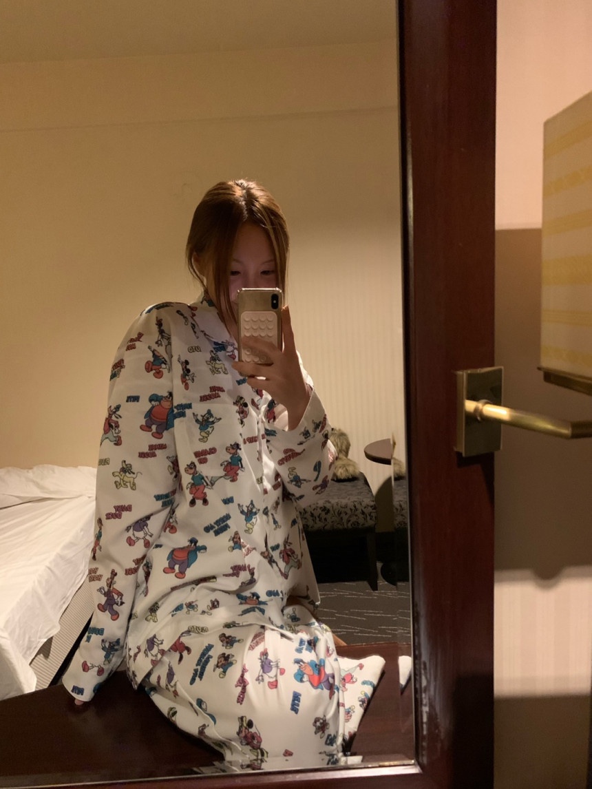 OURWAVE/OUR ROOM韓國㊣直郵東大門代購女裝新款推薦睡衣兩件套Our Wave/Our Room睡衣