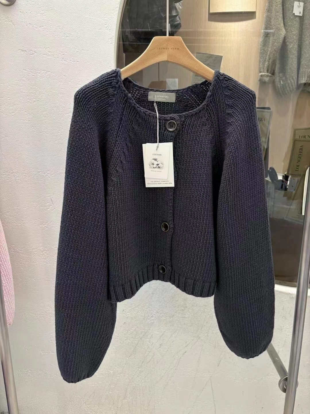 LOUNGE VERA韓國直郵㊣東大門實拍女裝新品熱賣休閑25春夏毛衣LOUNGE VERA-2件訂毛衣圖色2