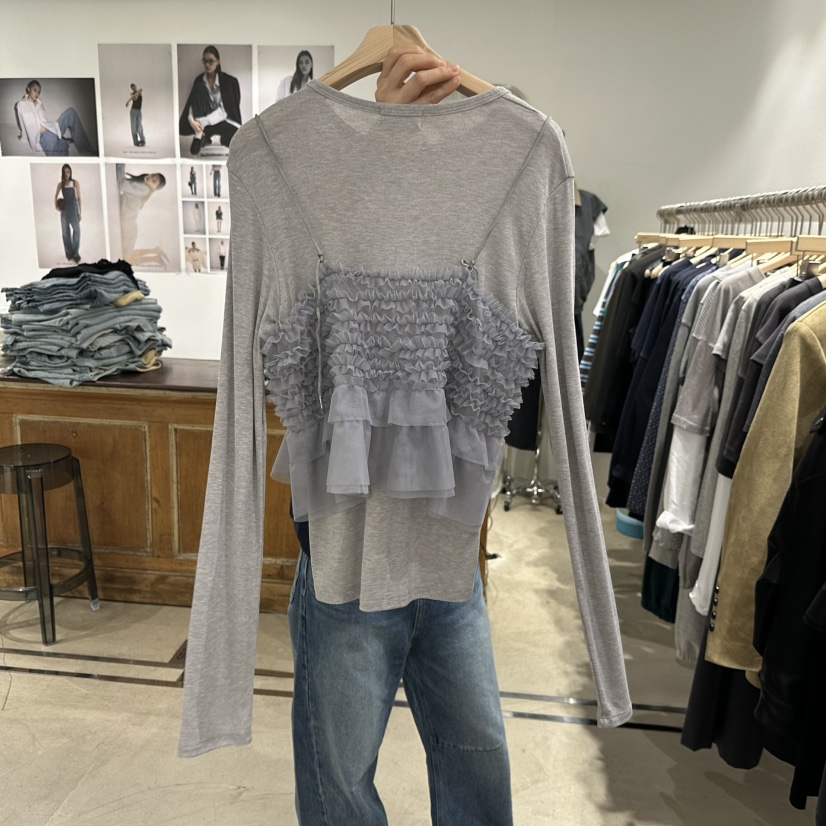 ACKER韓國直郵㊣東大門實拍女裝新品熱賣25春夏人氣吊帶背心ACKER吊帶/背心