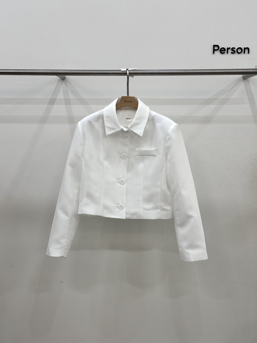 PERSON直郵韓國代購㊣女裝新款熱賣時尚休閑推薦25春夏夾克PERSON夾克