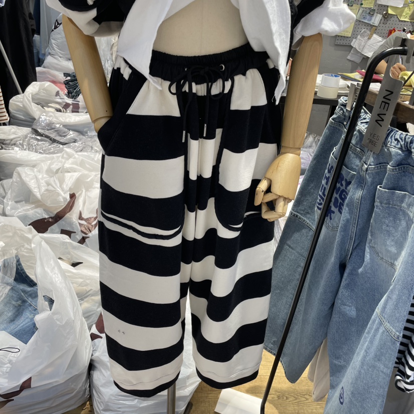 YESFREE韓國直郵㊣女裝新品職業推薦25春夏人氣熱賣時尚休閑褲YESFREE休閑褲