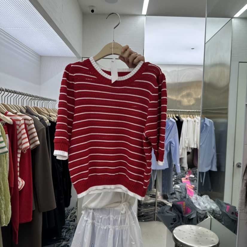 MIXXIN韓國直郵㊣女裝新款熱賣人氣職業時尚25春夏推薦休閑T恤MIXXINT恤圖色3