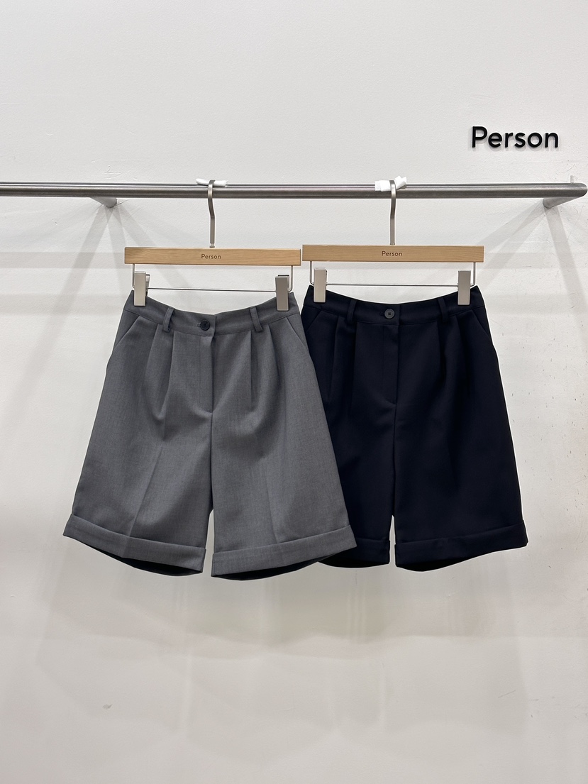 PERSON韓國㊣直郵東大門代購女裝新品推薦人氣休閑職業短褲PERSON短褲
