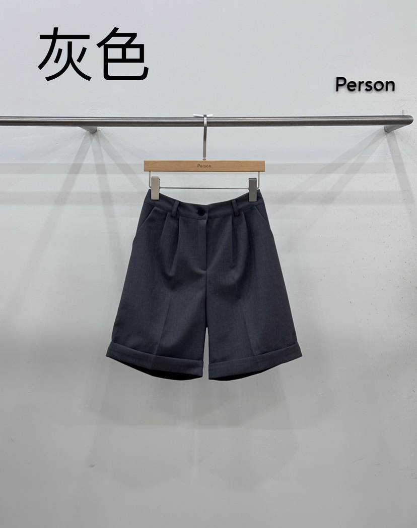 PERSON韓國㊣直郵東大門代購女裝新品推薦人氣休閑職業短褲PERSON短褲