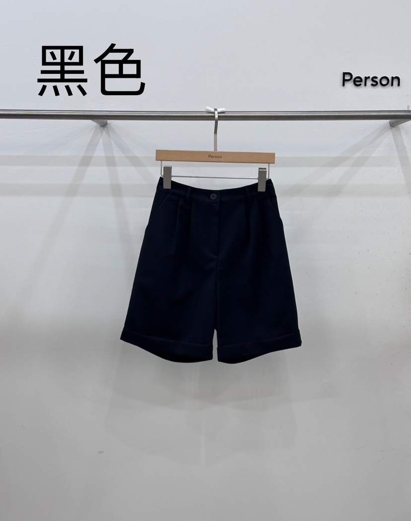 PERSON韓國㊣直郵東大門代購女裝新品推薦人氣休閑職業短褲PERSON短褲圖色2