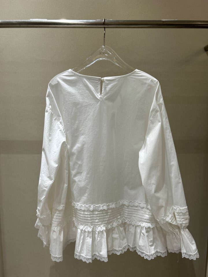 LATTE直郵韓國代購㊣女裝新品推薦休閑人氣職業熱賣襯衫蕾絲衫LATTE-P襯衫/蕾絲衫