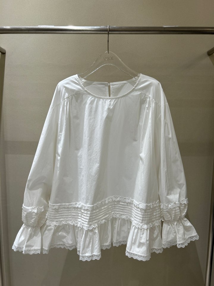 LATTE直郵韓國代購㊣女裝新品推薦休閑人氣職業熱賣襯衫蕾絲衫LATTE-P襯衫/蕾絲衫圖色1