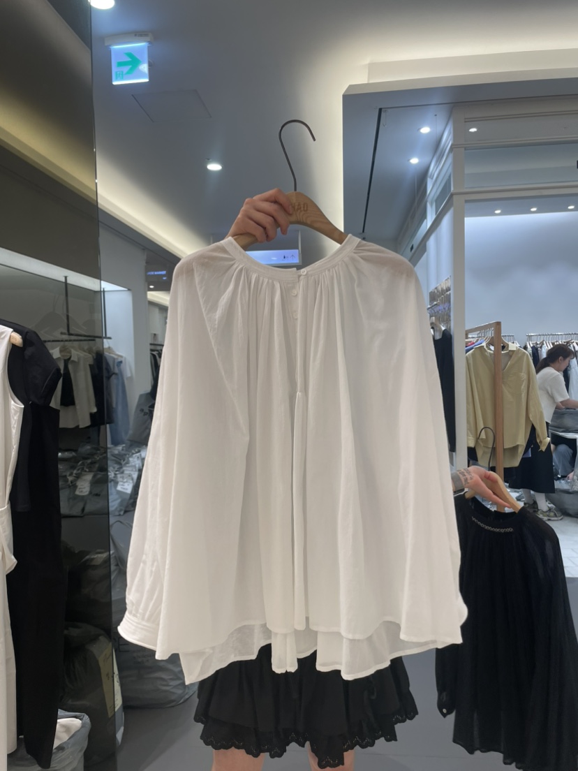 OHAO韓國㊣直郵東大門代購女裝新品休閑職業人氣襯衫蕾絲衫OHAO/HA MONG襯衫/蕾絲衫