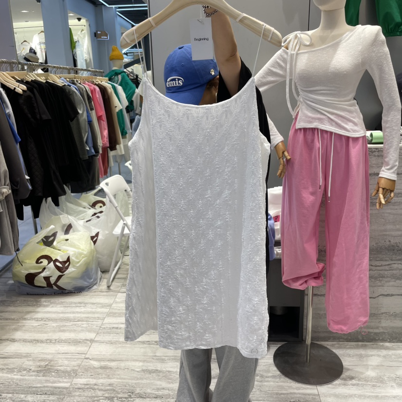 BEGINNING直郵韓國代購㊣女裝新品時尚25春夏人氣連衣裙蕾絲BEGINNING連衣裙