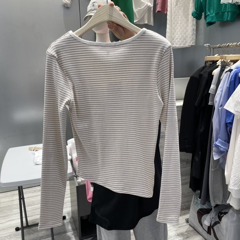 BEGINNING韓國㊣直郵東大門代購女裝新品25春夏休閑長袖T恤BEGINNING長袖T恤