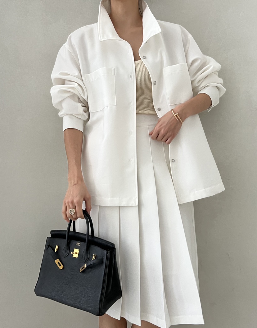 DEMAR韓國直郵㊣女裝新款25春夏休閑職業推薦半身裙中短裙高領DEMAR半身裙/中短裙