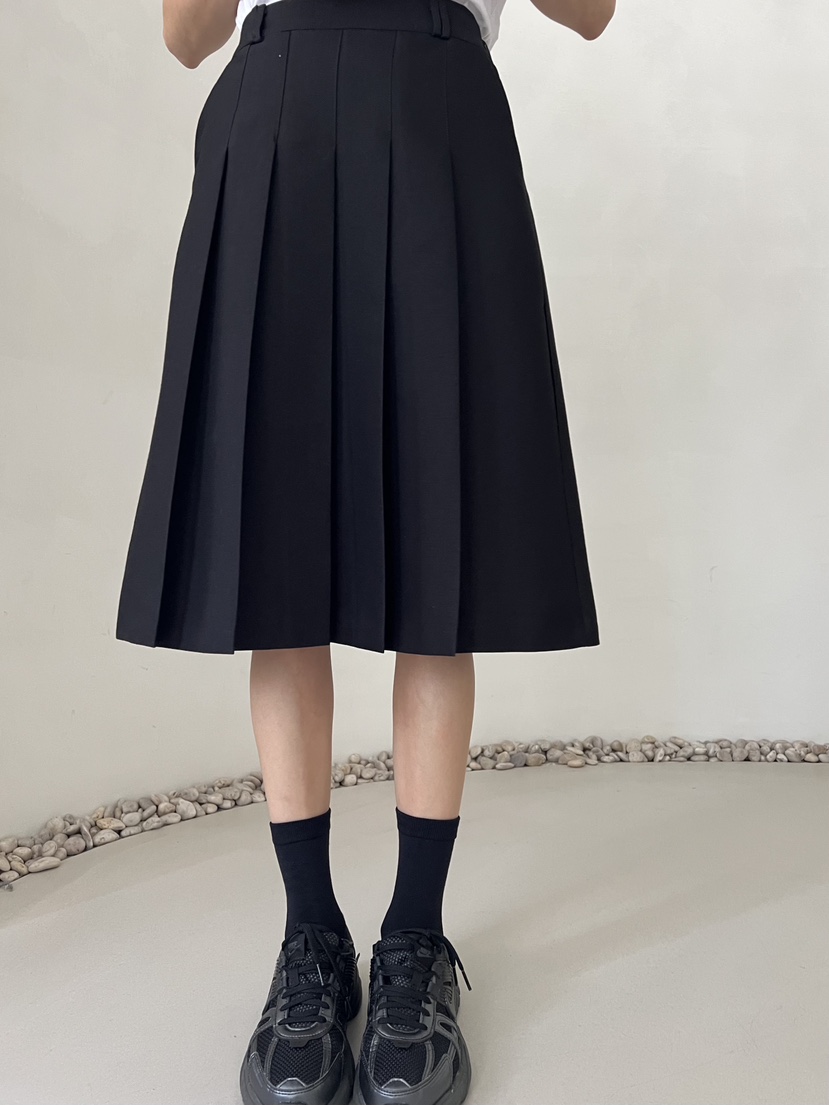 DEMAR韓國直郵㊣女裝新款25春夏休閑職業推薦半身裙中短裙高領DEMAR半身裙/中短裙圖色1