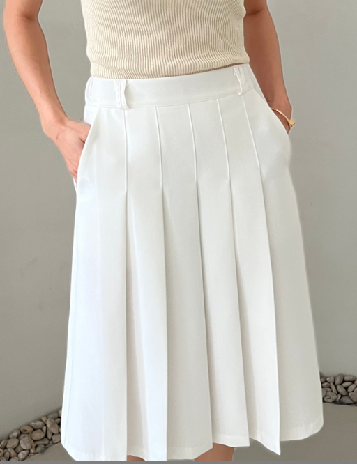 DEMAR韓國直郵㊣女裝新款25春夏休閑職業推薦半身裙中短裙高領DEMAR半身裙/中短裙圖色2