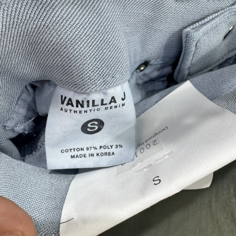 VANILLA J韓國㊣直郵東大門代購女裝新品推薦職業時尚牛仔褲VANILLA J牛仔褲