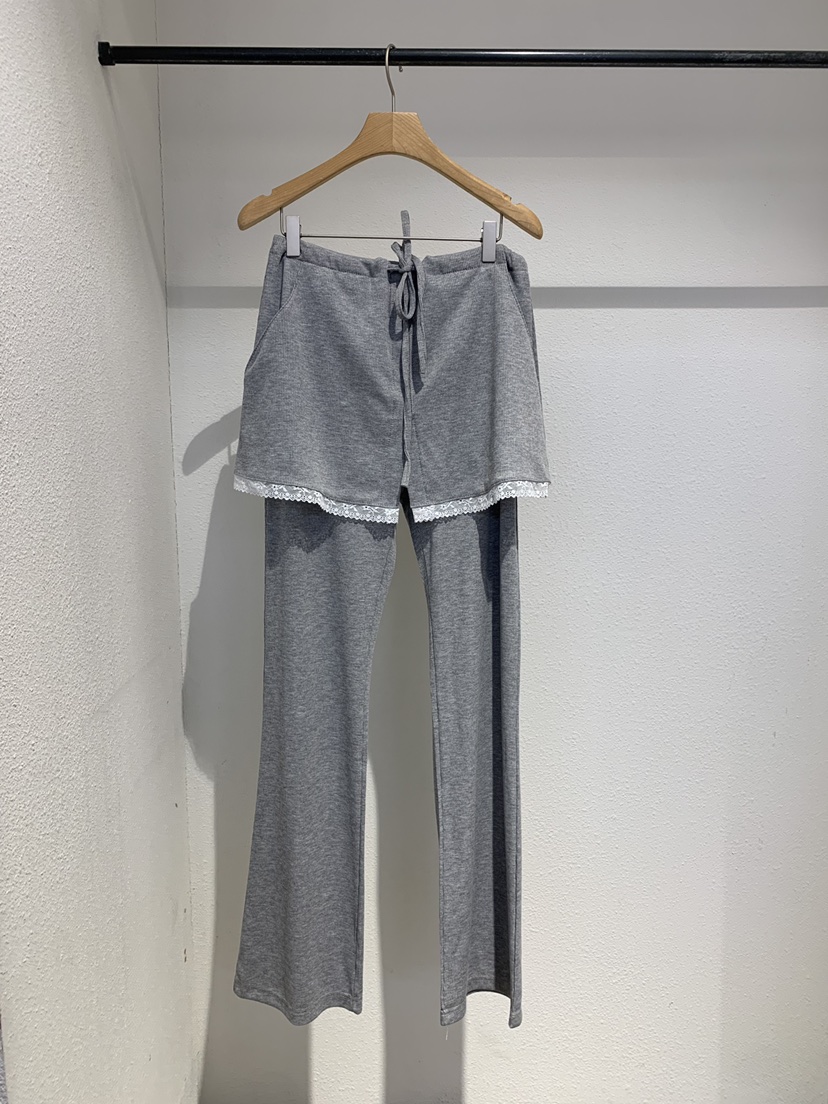 BIENBIEN韓國㊣直郵東大門代購女裝新品人氣熱賣25春夏裙褲蕾絲ir bien-P裙褲