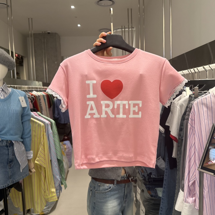 ARTE STUDIO直郵韓國代購㊣女裝新品時尚推薦休閑人氣職業T恤ARTE STUDIOT恤圖色2