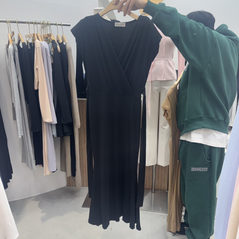 DELIGHT-Q韓國㊣直郵東大門代購女裝新品25春夏熱賣連衣裙DELIGHT-Q連衣裙圖色2