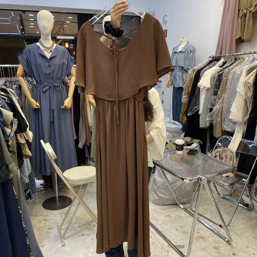 MARIGOLD韓國直郵㊣女裝新款職業推薦25春夏時尚休閑連衣裙MARIGOLD連衣裙