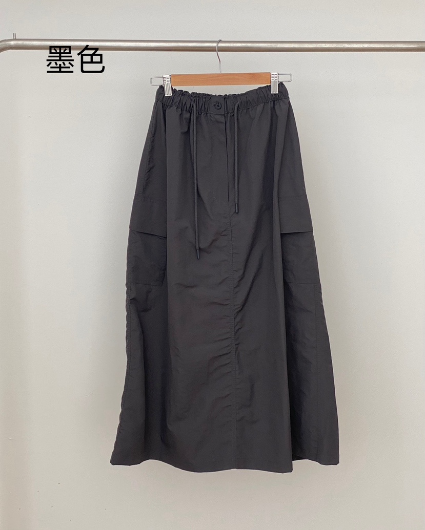 WALNUT/TAEJOON韓國㊣直郵東大門代購女裝新品25春夏長裙工裝Walunt/TAEJOON長裙圖色3