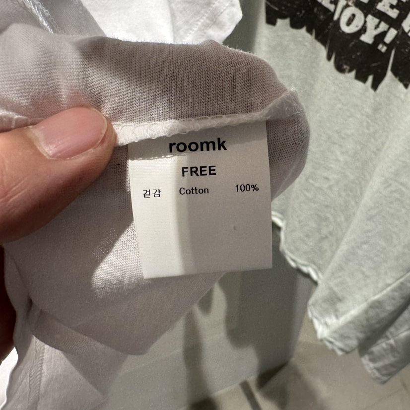 ROOM K-P韓國㊣直郵東大門代購女裝新品休閑25春夏時尚T恤ROOM KT恤