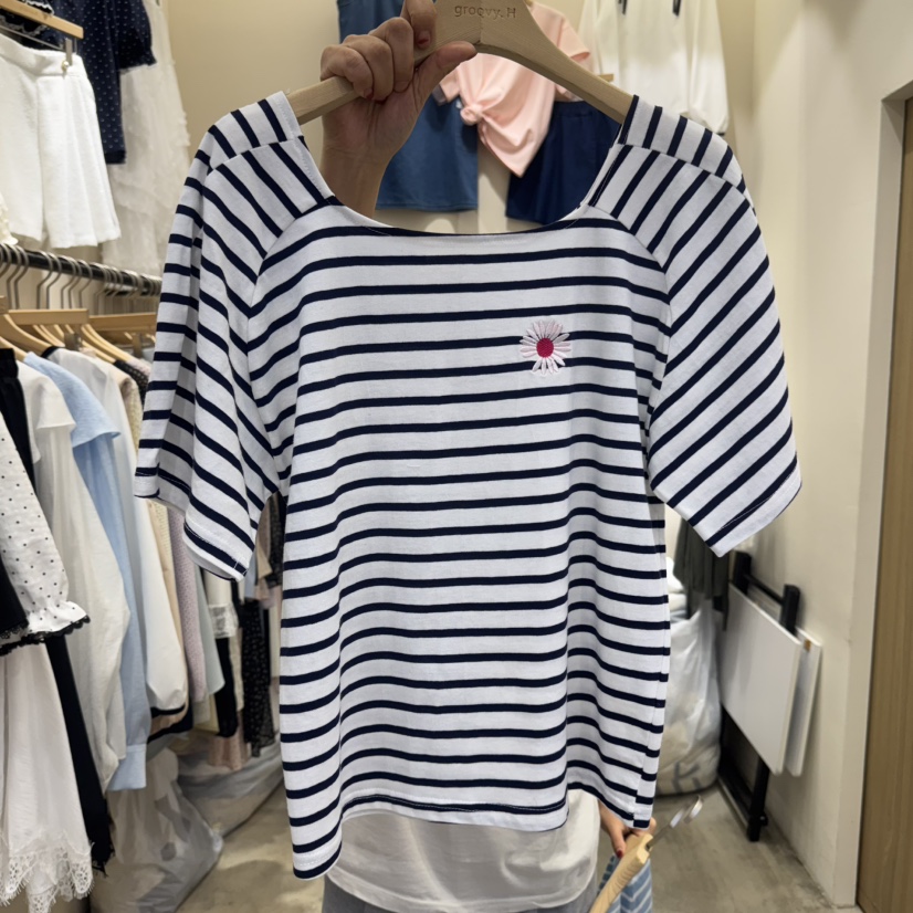 HOLYBANANA東大門代購女士新品熱賣職業真品人氣時尚休閑T恤groovy.H/HOLYBANANAT恤圖色2