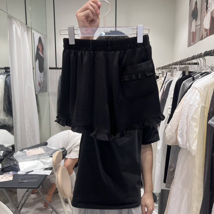 YUNBAL東大門代購女士新款時尚休閑熱賣人氣推薦25春夏短褲YUNBAL短褲