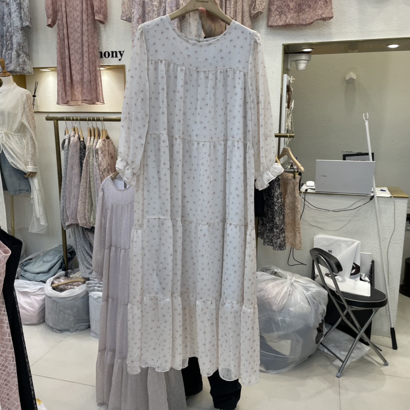 SYMPHONY東大門代購女士新品推薦休閑人氣時尚連衣裙含腰帶SYMPHONY連衣裙圖色2