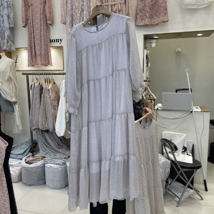 SYMPHONY東大門代購女士新品推薦休閑人氣時尚連衣裙含腰帶SYMPHONY連衣裙圖色3