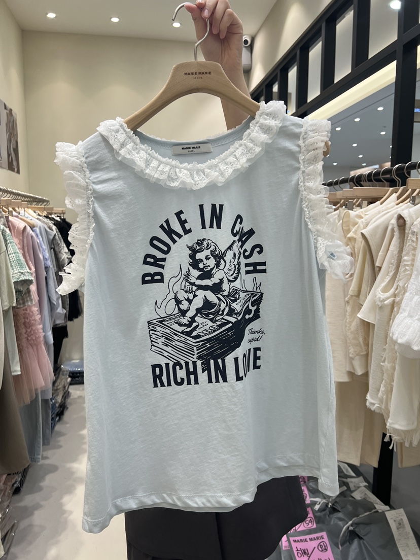 MARIE MARIE韓國直郵女士新款真品推薦職業25春夏吊帶背心MARIE MARIE吊帶/背心圖色1