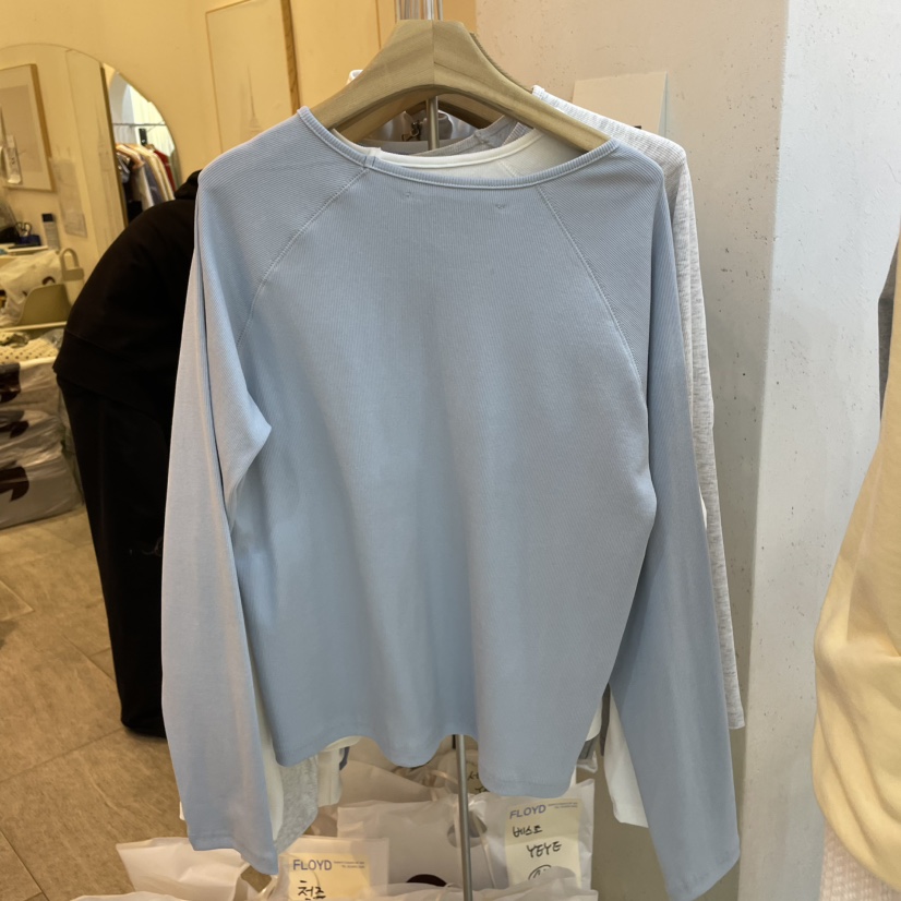 AND FLOYD韓國直郵女裝新品時尚真品休閑熱賣人氣職業長袖T恤stunning and Floyd長袖T恤