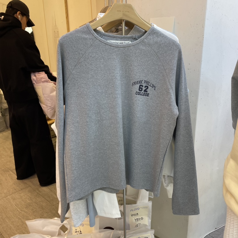 AND FLOYD韓國直郵女裝新品時尚真品休閑熱賣人氣職業長袖T恤stunning and Floyd長袖T恤圖色4