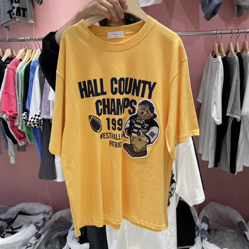 K STORY韓國代購女士新品職業時尚真品人氣推薦熱賣休閑T恤K STORYT恤圖色1