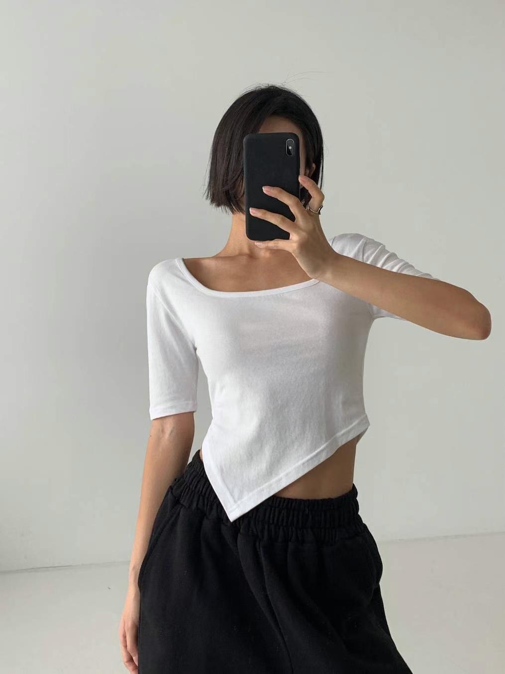 KIKI ROOM東大門實拍女裝新品人氣休閑真品職業熱賣推薦T恤KIKI ROOMT恤圖色1